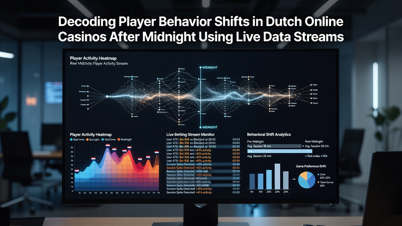 Live data visualisatie van spelersactiviteit in Nederlandse online casino's na middernacht