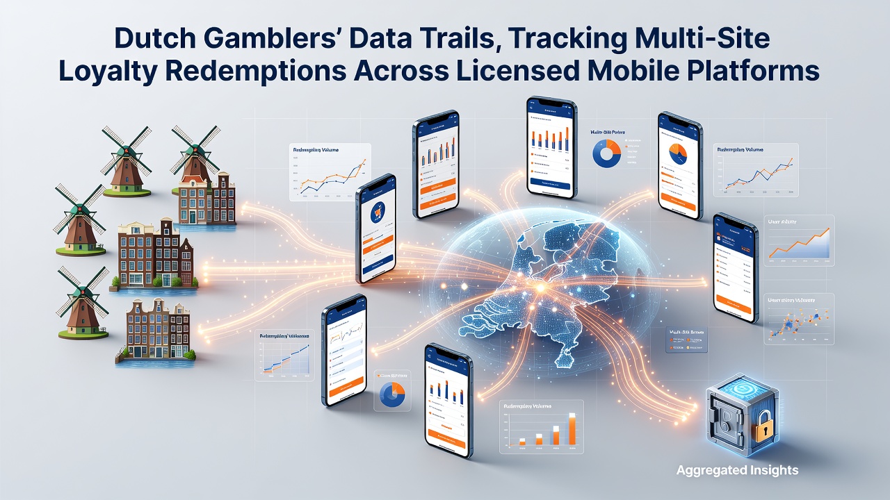 Mobiele gokapps met loyaliteitssystemen en data tracking over meerdere sites