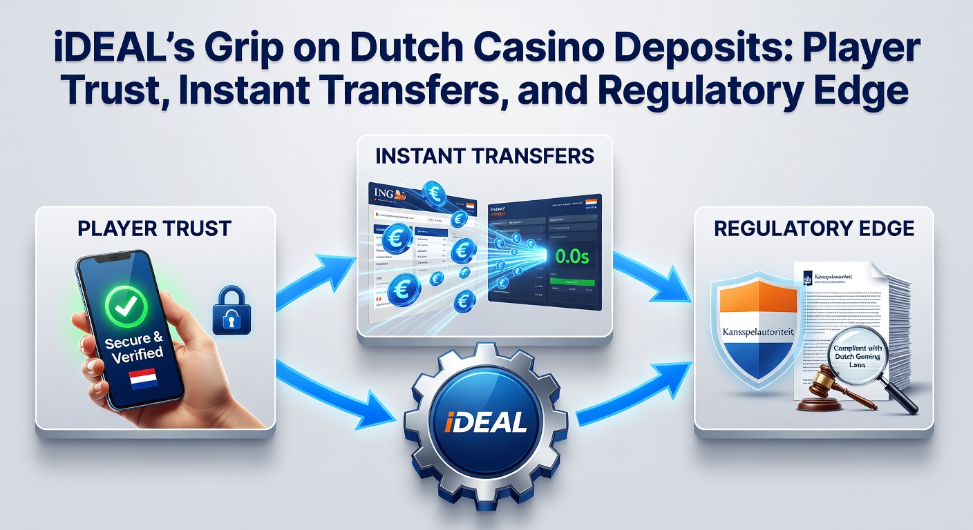 Grafiek met statistieken over iDEAL-gebruik in Nederlandse online casinos, inclusief groeicijfers en vergelijking met andere methodes