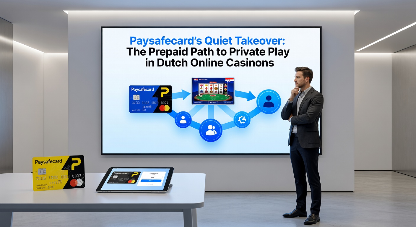 Grafiek met stijgende Paysafecard deposits in Nederlandse online casinos, naast privacy-iconen en casino-apps