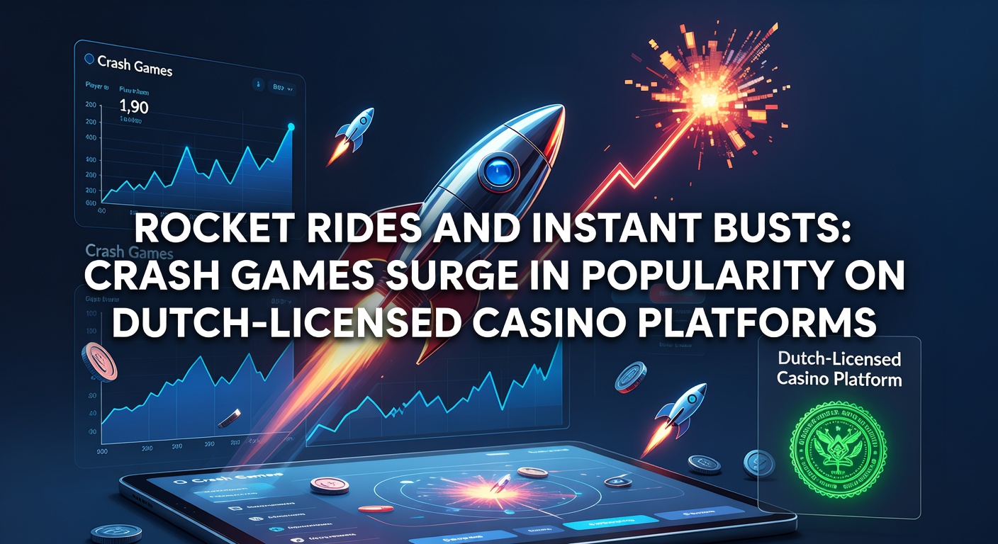 Schermafbeelding van een crash game met een opstijgende raket en stijgende multiplier op een Nederlands casino platform