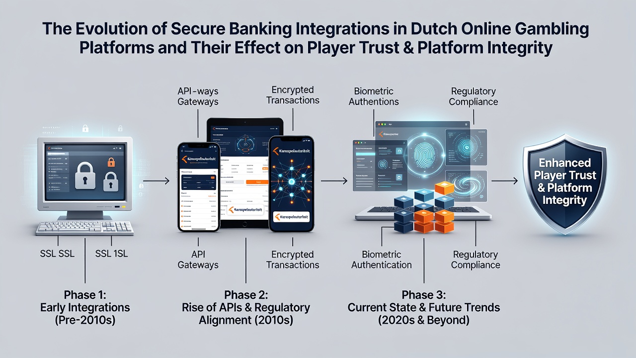 Spelersvertrouwen en beveiligde bankintegraties bij Nederlandse online gokplatforms met grafieken over transactievolumes