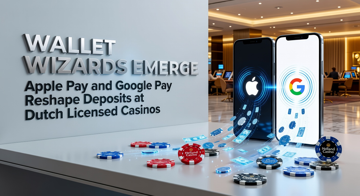 Smartphone met Apple Pay en Google Pay interfacedie bij een online casino storting, symboliserend snelle digitale betalingen in Nederland